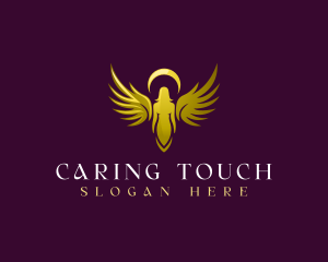 Luxury Woman Angel logo