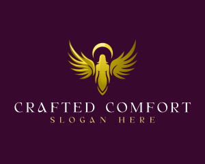 Luxury Woman Angel logo