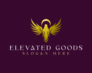 Luxury Woman Angel logo design