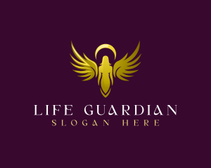 Luxury Woman Angel logo design