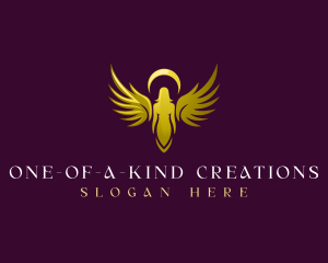 Luxury Woman Angel logo design