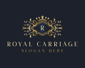 Royalty Crown Ornament logo design