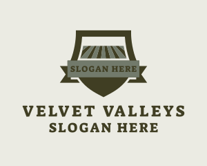 Agriculture Farmland Valley logo design