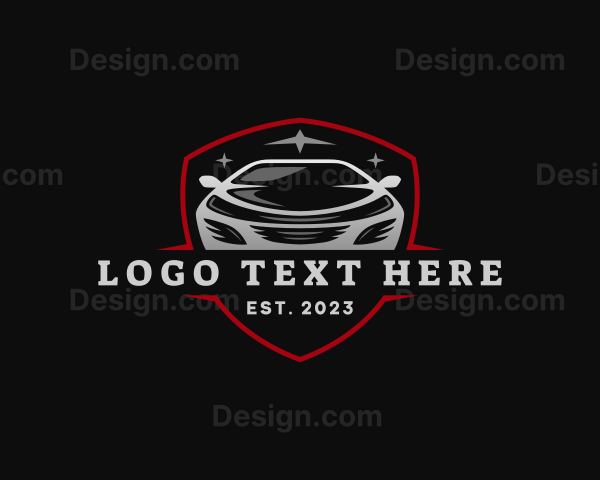 Auto Sports Car Garage Logo