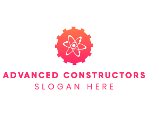 Science Innovation Engineering Cog logo design