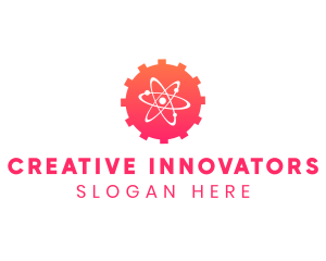 Science Innovation Engineering Cog logo design