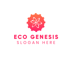 Science Innovation Engineering Cog logo design