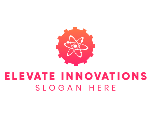 Science Innovation Engineering Cog logo design