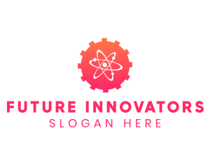 Science Innovation Engineering Cog logo design