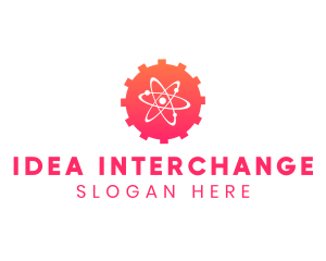 Science Innovation Engineering Cog logo design