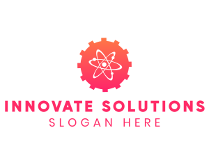 Science Innovation Engineering Cog logo design