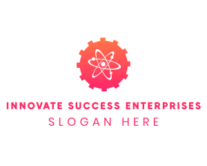 Science Innovation Engineering Cog logo design