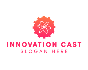 Science Innovation Engineering Cog logo design