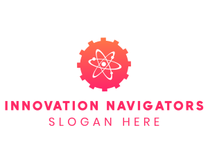 Science Innovation Engineering Cog logo design