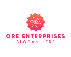 Science Innovation Engineering Cog logo design