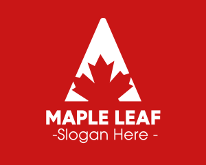 Red Maple Leaf logo design