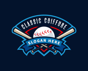 Baseball League Sport  logo design