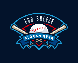 Baseball League Sport  logo design