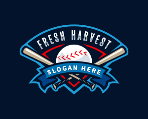 Baseball League Sport  logo design