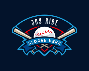 Baseball League Sport  logo design