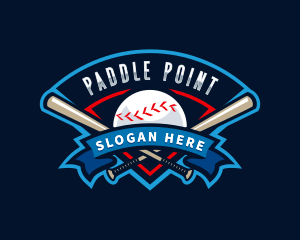 Baseball League Sport  logo design