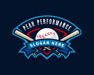 Baseball League Sport  logo design