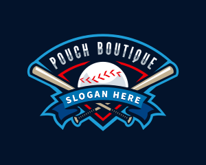 Baseball League Sport  logo design