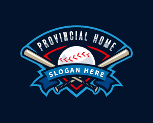 Baseball League Sport  logo design