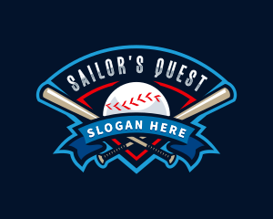 Baseball League Sport  logo design