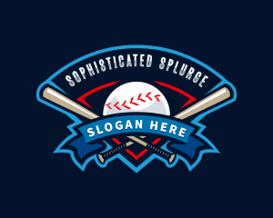 Baseball League Sport  logo design