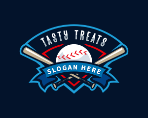 Baseball League Sport  logo design