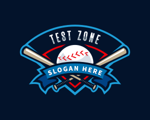 Baseball League Sport  logo design