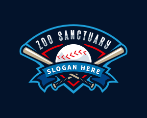 Baseball League Sport  logo design