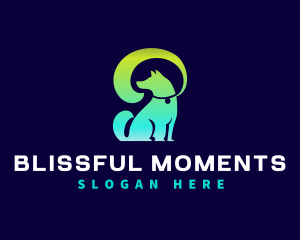 Dog Pet Leash Logo