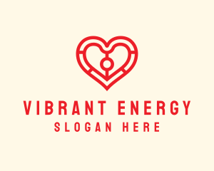 Valentine Heart Outline  logo