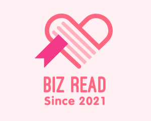 Dating Book Heart logo design