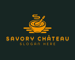 Soup Spoon Bowl logo design