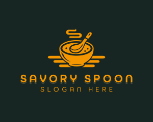 Soup Spoon Bowl logo design