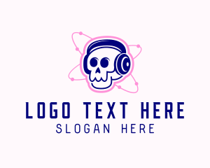 Skull Headphones Broadcaster Logo