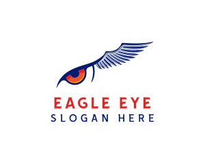 Wildlife Bird Eye logo design