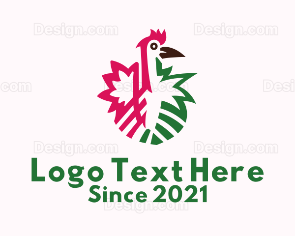 Minimalist Chicken Poultry Logo
