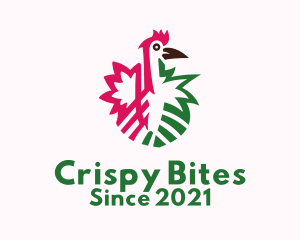 Minimalist Chicken Poultry logo