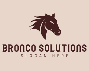 Wild Horse Stallion logo design