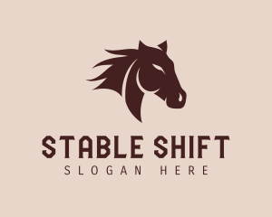 Wild Horse Stallion logo design