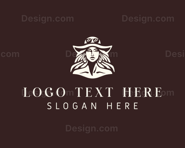 Woman Couture Beauty Fashion Logo