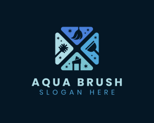 Toilet Cleaner Disinfection logo design