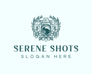 Photography Camera Floral logo