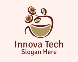 Organic Coffee Latte  Logo