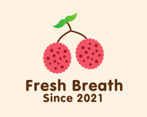 Raspberry Fruit Grocery logo design