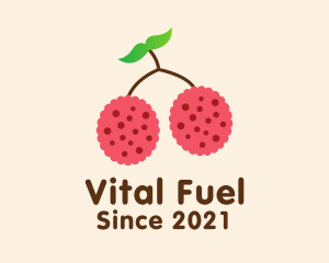 Raspberry Fruit Grocery logo design